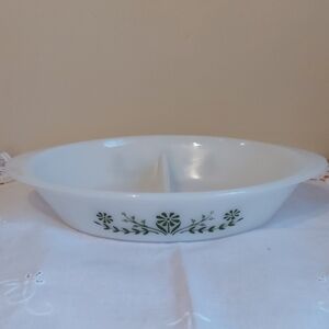 Set of 2 Vintage Glasbake Baking Dishes